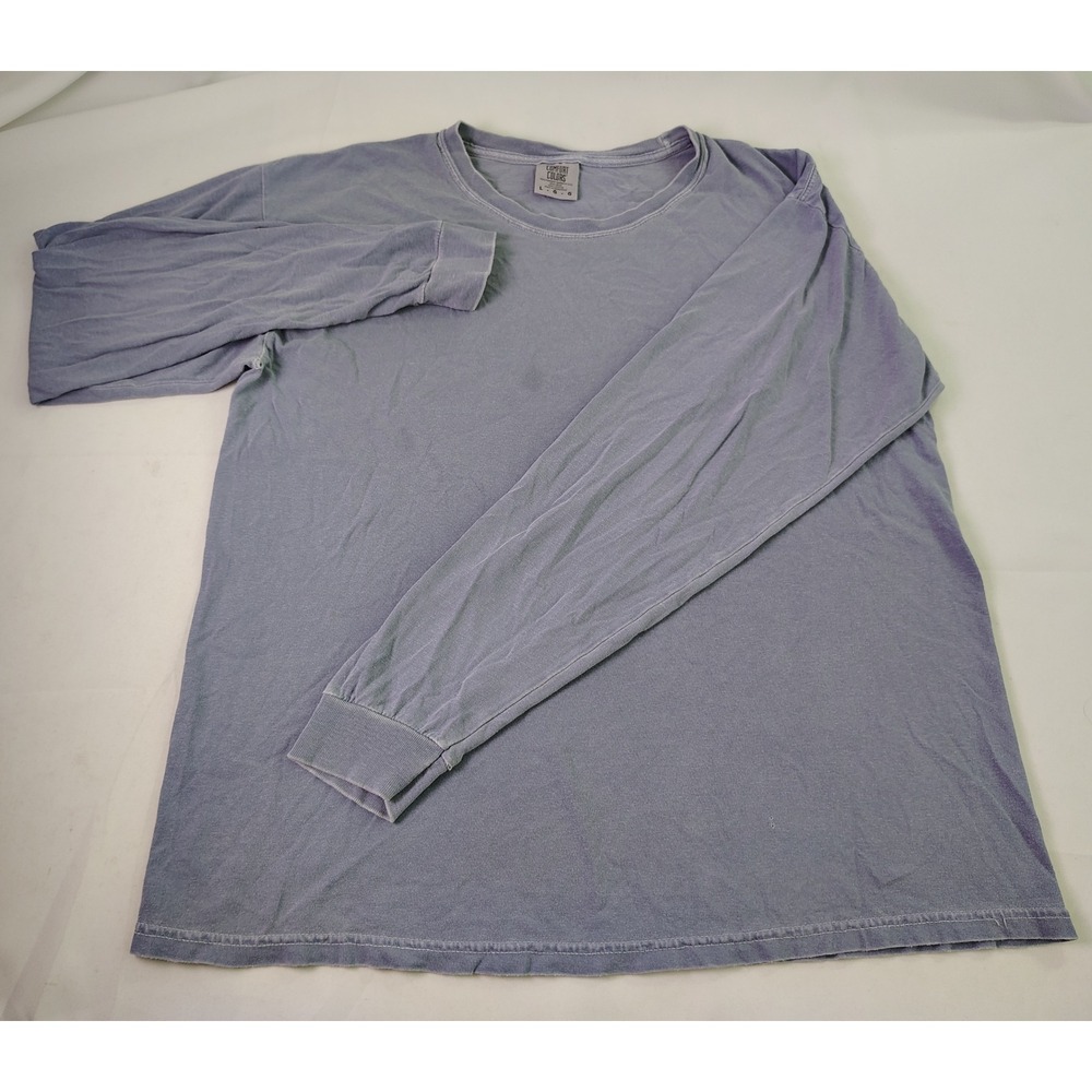 Comfort Colors Heavyweight Long Sleeve Garment Dyed Shirt Skater Grunge Large